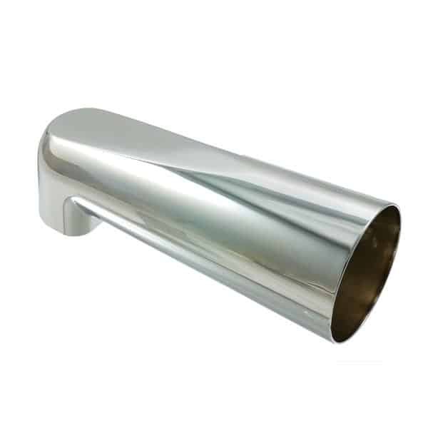 1245 7-inch Plain Bathtub Spout with 1/2 IPS front Connection